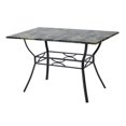 thumbnail image 2 of Boraam 77013 Bastian Table à Manger&44; Gris & Noir, 2 of 5