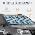 thumbnail image 4 of Bingfone Airplanes And Aviation Signs Windshield Sun Shade 2-Piece Foldable Car Front Window Sunshade For Most Sedans Suv Truck - Auto Sun Blocker Visor Protector Blocks Max Uv Rays - Large, 4 of 7