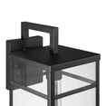thumbnail image 4 of Robert Stevenson Lighting Blake - Modern Metal and Clear Glass Paneled Wall Mounted Outdoor Light, Black, 4 of 5