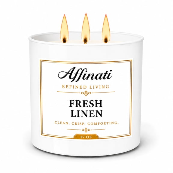 Fresh Linen 3-Wick Candle