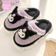 thumbnail image 3 of Lindas pantuflas de algodón de Sanrio Hellokitty Mymelody Cinnamoroll para el hogar, pantuflas de felpa cálidas con suela gruesa para interiores, regalo para niña, 3 of 5