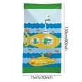 thumbnail image 3 of HomeDM Beach Towel Clearance! Microfiber Sand Free Beach Towel Fast Dry Super Absorbent Lightweight Bath Towels Blanket for Travel Pool Swimming Camping Girls Women Men Adults 30x60 In, 3 of 3