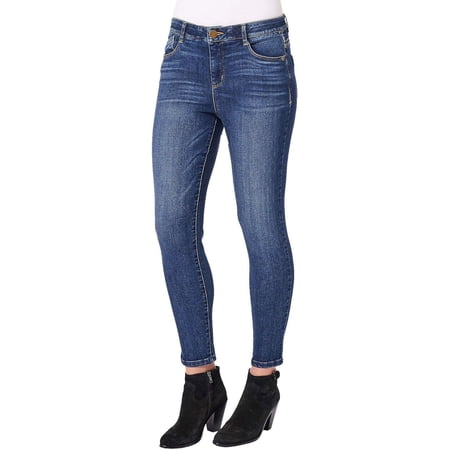 Democracy Women's Ab Solution High Rise Ankle Jean 6 Blue