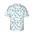 thumbnail image 3 of Goofa Hand Drawn Turtle Hawaiian Shirt for Men, Unisex Summer Beach Casual Short Sleeve Button Down Shirts,Aloha Tropical Floral print shirt-XX-Large, 3 of 9