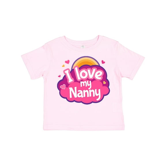 Inktastic I Love My Nanny Grandchild Girls Toddler T-Shirt