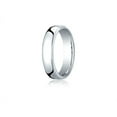 thumbnail image 2 of Benchmark� 18k White Gold 5.5mm European Comfort-fit Ring, 2 of 6