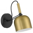 thumbnail image 2 of Access Lighting LED Reading Light in Antique Brushed Brass with Black Color, 2 of 11