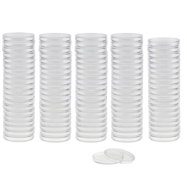 100pc Coin Cápsulas Organizador Plástico de Moneda Regalos para Los de Colección de Moneda - 30 mm 30mm yotijar Cápsulas de monedas