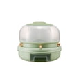 thumbnail image 1 of Bewildely Dispensador de arroz Reemplazo de 360 ​​​​grados Sellado a prueba de humedad Control de botón de rejilla múltiple Cubo de Organizadores de utensilios de cocina 1 Capa Verde Claro, 1 of 6