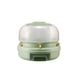 thumbnail image 1 of Monstrate Dispensador de arroz PP de repuesto, sellado, a prueba de humedad, a prueba de polillas, Control de botón de rejilla múltiple, cubo Organizadores de utensilios de cocina 1 Capa Verde Claro, 1 of 6