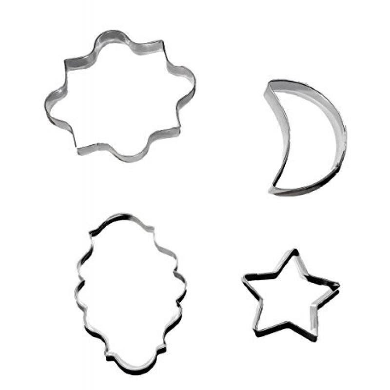Eid and Ramadan Muslim Holiday Cookie Cutter Set (Set of 4)