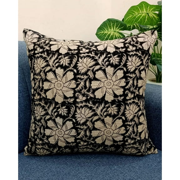A And E Textiles House Pillow Cover Cushion cover All Size and Sofa Throw Home Decor Handmade Pillow Cover Indian | Modern Pillow Handblock print Handmade Throw