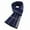 Navy, variant on Ahabrexf Mens Scarfs Fashion Men's Classic Warm Thickened Brushed Scarf Scarf
