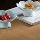 thumbnail image 2 of Platos para aperitivos de pies altos de loto, plato de pastelería de escritorio con relieve drenable moderno chino, frutero hueco, 2 of 5