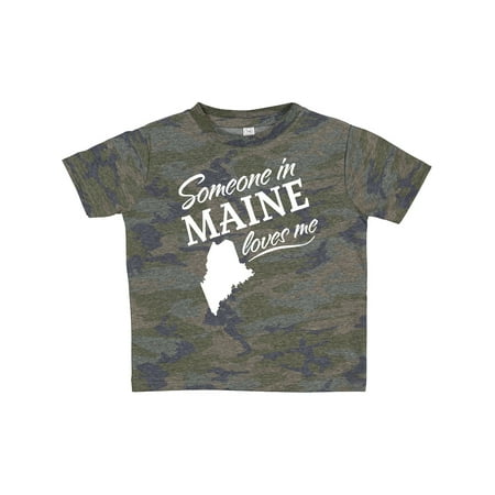 

Inktastic Someone in Maine Loves Me Gift Toddler Boy or Toddler Girl T-Shirt