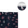 thumbnail image 5 of Yayeee Shower Curtain with Hooks 72"x72" Waterproof Fabric Bathroom Hanging Decor, Red Fireworks Pattern, 5 of 5