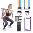 thumbnail image 2 of Labymos Multifunctional Pilates Bar Kit Adjustable Resistance Band for Yoga Fitness Stretching Exercises, 2 of 7