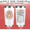 thumbnail image 2 of Teacher Gifts for Women - Cool Gifts for Teachers Women - Teacher Appreciation Gifts for Women - Teacher Gift Ideas - Teacher Birthday Gifts, Back To School Teacher Gifts - 20 Oz White Tumbler, 2 of 6