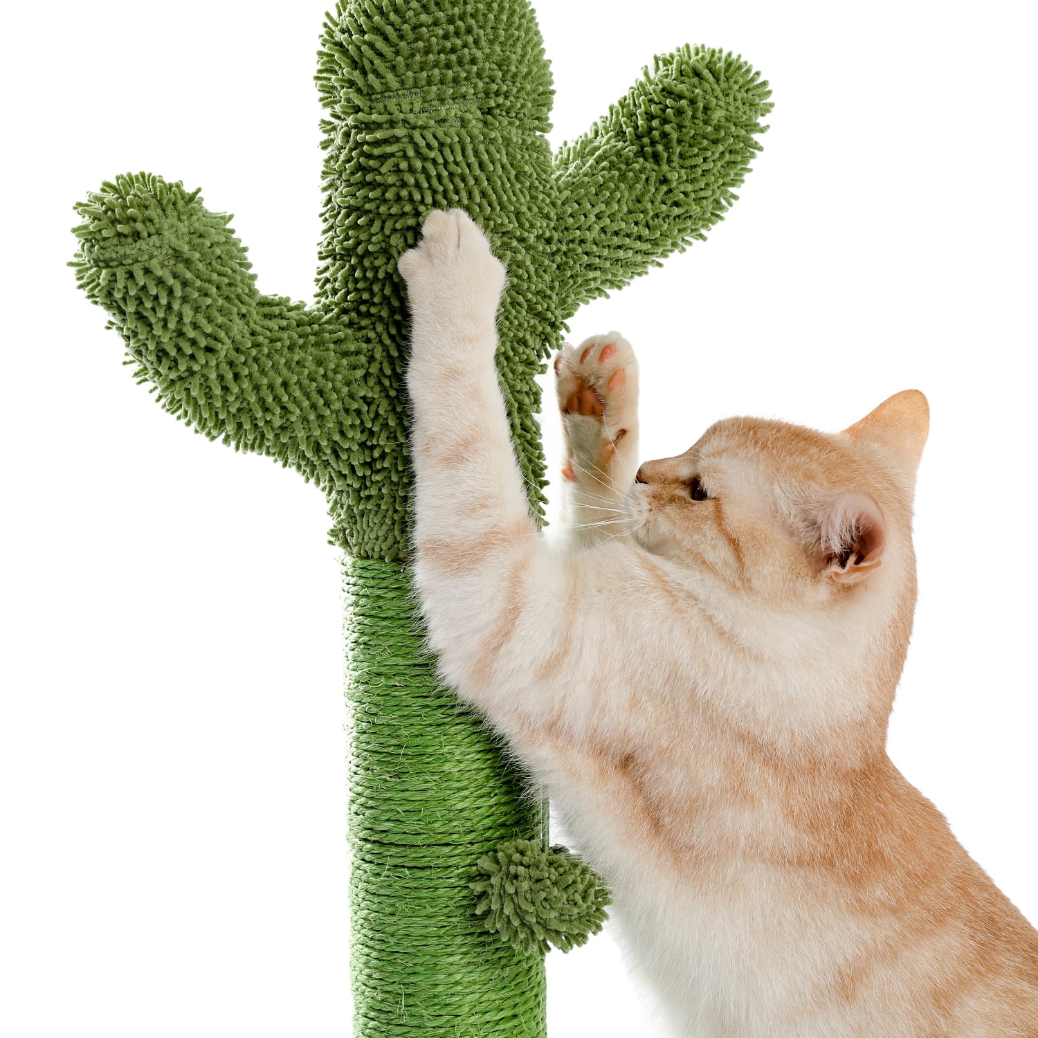 Pefilos 26" Cat Scratching Post, Cactus Cat Scratcher Post for Indoor Cats Claw Scratcher, Cat Tree Small Kitten , Green Pefilos 26" Cat Scratching Post, Cactus Cat Scratcher Post for Indoor Cats Claw Scratcher, Cat Tree Small Kitten , Green
