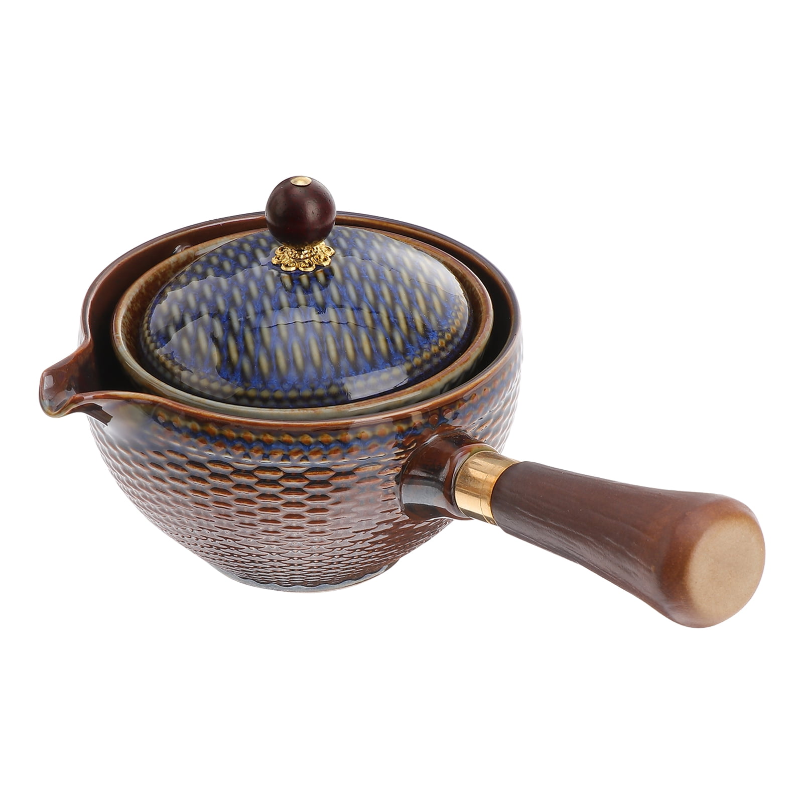 1 Set of Ceramic Teapot Porcelain Tea Kettle Automatic Teapot Portable