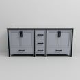 thumbnail image 5 of Augustine 80 in W x 22 in D Dark Grey Double Bath Vanity and White Quartz Top, 5 of 8