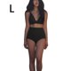 thumbnail image 2 of Eigraketly Conjunto de traje de baño dividido para mujer, traje de baño de verano de cintura alta de Color sólido, traje de baño para vacaciones, ropa Traje de baño Negro L, 2 of 6