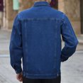 thumbnail image 4 of ZVNAΖH Men's Denim Jackets, Trucker Jean Jacket Unlined Coats Spring Fall Outfits, Sizes M-4XL, On Clearance, 4 of 6