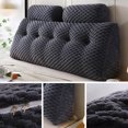 thumbnail image 4 of REK Turtle Hair Granules Bedside Triangle Large Cushion Multifunctional Correction Soft Backrest Removable And Washable, 4 of 4