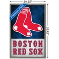 thumbnail image 3 of MLB Boston Red Sox - Logo 18 Wall Poster, 22.375" x 34", Framed, 3 of 5