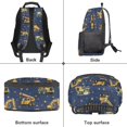 thumbnail image 6 of Uorisanigo School Backpack for Boys Girls, Lightweight Construction Vehicle Print Kids Backpack Fit Preschool Elementary Kindergarten , 17 Inch Large Capacity School Bag Book Bags, 6 of 7
