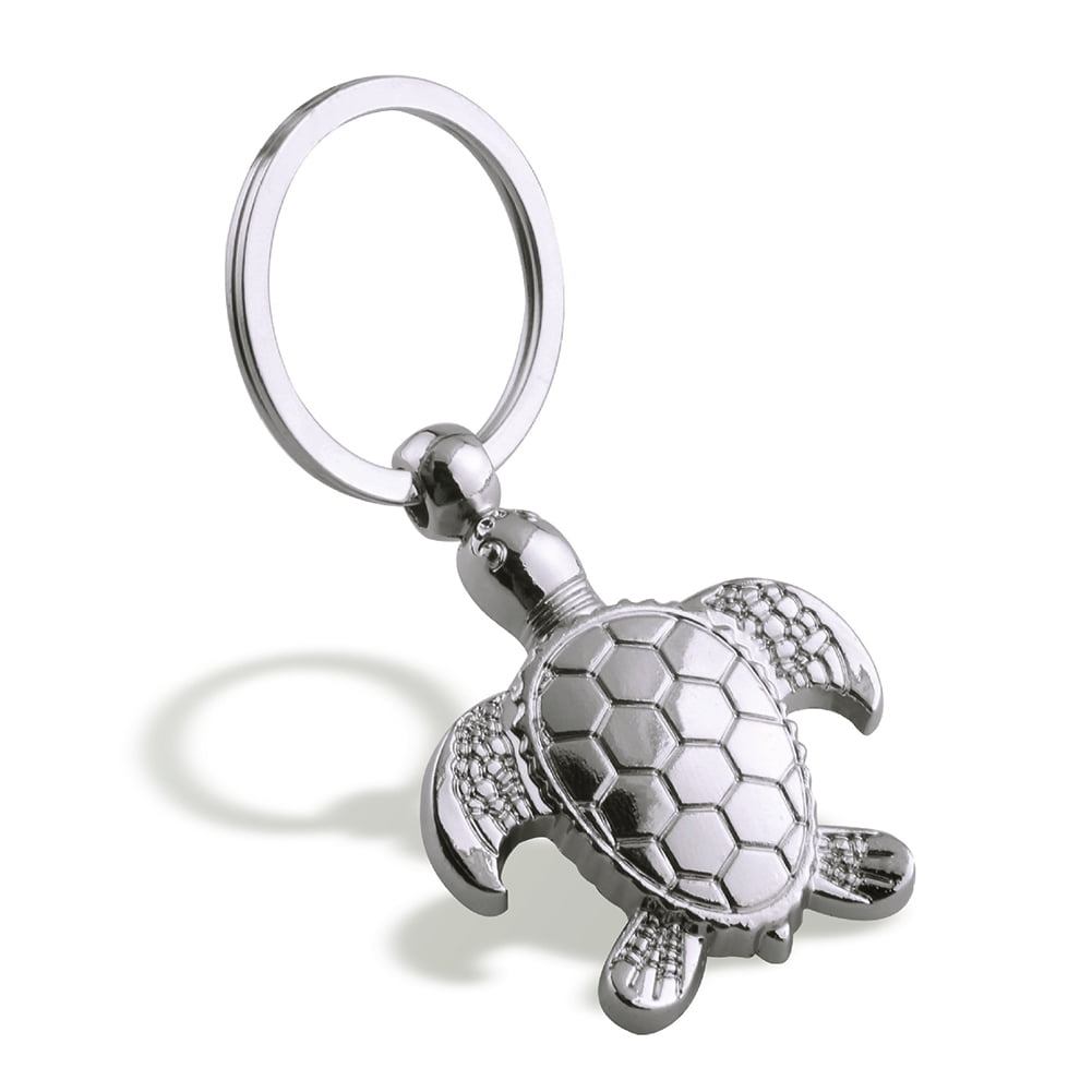2PCS Animal Sea Turtle Tortoise Key Chains Rings Keyring For Couple Lovers Gift