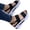 Black, variant on huanledash 1 Pair Women Sandals High Heels Faux Leather Platform Peep Toe Wedges Shoes Footwear