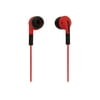 Kicker FLOW - Earphones - in-ear - wired - 3.5 mm jack - noise isolating - red