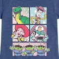 thumbnail image 3 of Toy Story 4 - Sunny Side Up Grid - Toddler & Youth Girls Short Sleeve Graphic T-Shirt, 3 of 5