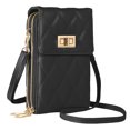 thumbnail image 1 of Cartera de viaje ligera de PU, mini bolso para teléfono móvil con diamantes extranjeros, 1 of 5