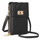 thumbnail image 1 of Cartera de viaje ligera de PU, mini bolso para teléfono móvil con diamantes extranjeros, 1 of 5