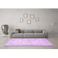 thumbnail image 3 of Ahgly Company Indoor Square Persian Purple Traditional Area Rugs, 3' Square, 3 of 4