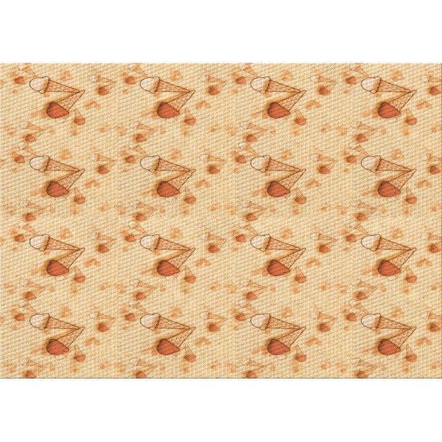 Ahgly Company Tapis Rectangulaire d'Intérieur Lavable en Machine Orange Transitionnel, 8 Pieds x 10 Pieds