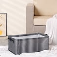 thumbnail image 5 of Unique Bargains Storage Bin with Handles 1 Pack Foldable Black, 5 of 7