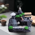 thumbnail image 6 of Incense Burner Mountains River Waterfall Decoration for Home Fragrance Fireplace Backflow Aroma Smoke Fountain Zen Censer Holder (type 3), 6 of 7