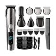 thumbnail image 1 of Brightup Recortadora De Barba Para Hombres - Kit De Aseo De Barba Con Cortapelos, Recortadora De Cabello, Maquinilla De Afeitar Eléctrica - Bigote, Cara, Nariz, Orejas, Bolas, Bo, 1 of 5