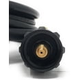 thumbnail image 6 of 4' LP Propane Gas Hose Assembly Outlet- 1" -20 UNF thread size Inlet- QCC Connector Fitting High or Low Pressure for LP Gas Tanks RV BBQ Grills Heaters - Conector de manguera de camping, 6 of 6
