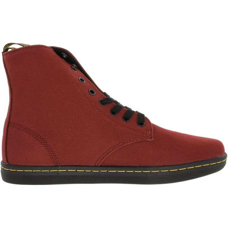 Dr. Martens Men s Alfie Cherry Red Ankle High Canvas Fashion Sneaker 11M Walmart