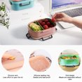 thumbnail image 2 of De Fugas Bento Box Almuerzo Contenedor Comida Fruta Snack Caja De Embalaje Para Escuela Oficina Camping Speravity HA043681-02, 2 of 6