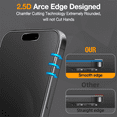 thumbnail image 6 of For iPhone 16e/16/16pro Max/15/15 Pro Max/14/14 Pro Max/13/13 Pro Max/12/12 Pro Max/11pro Max Privacy Protection Film, 9H Polished Glass Screen Protector for iPhone 11-2 Pack, 6 of 8