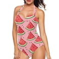 thumbnail image 3 of Suhoaziia Sexy Bikinis for Women One Piece Comfortable String Sexy Bathing Suit for Summer Beach,Summer Watermelon Skin-Friendly Comfortable Swimsuit Coverup Size XL, 3 of 6