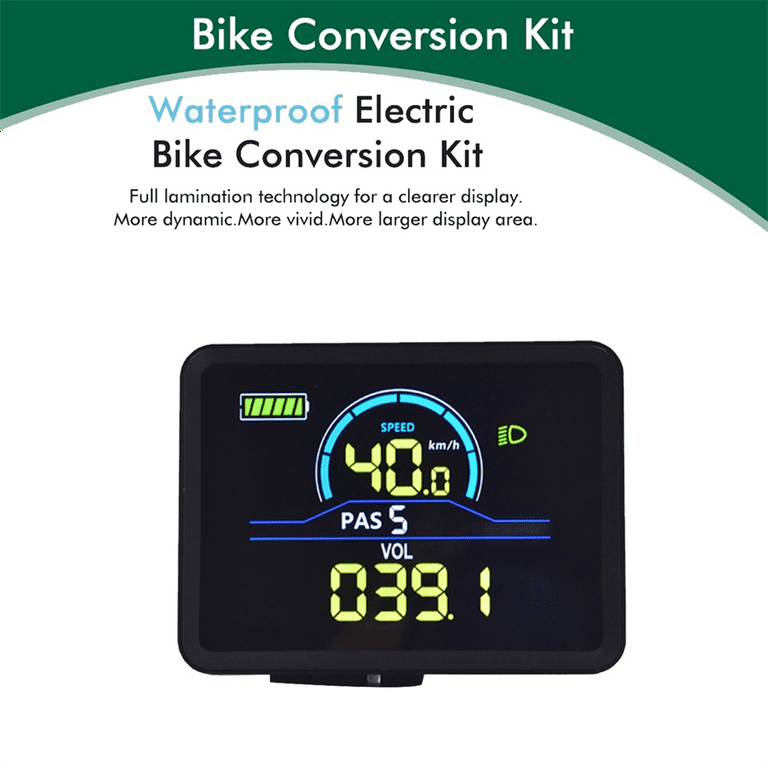 M5 LCD-Display Für Elektrofahrräder – 24V/36V/48V/60V, Wasserdicht | Mit Hintergrundbeleuchtung, Für E-Bike & Roller