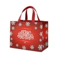 thumbnail image 2 of Multipurpose Christmas Tote Bags with Sturdy Handles for Holiday Gift Wrapping, Reusable Grocery Shopping, and Party Decorations, 2 of 8