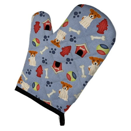 

Carolines Treasures BB2721OVMT Dog House Collection Jack Russell Terrier Oven Mitt Large multicolor