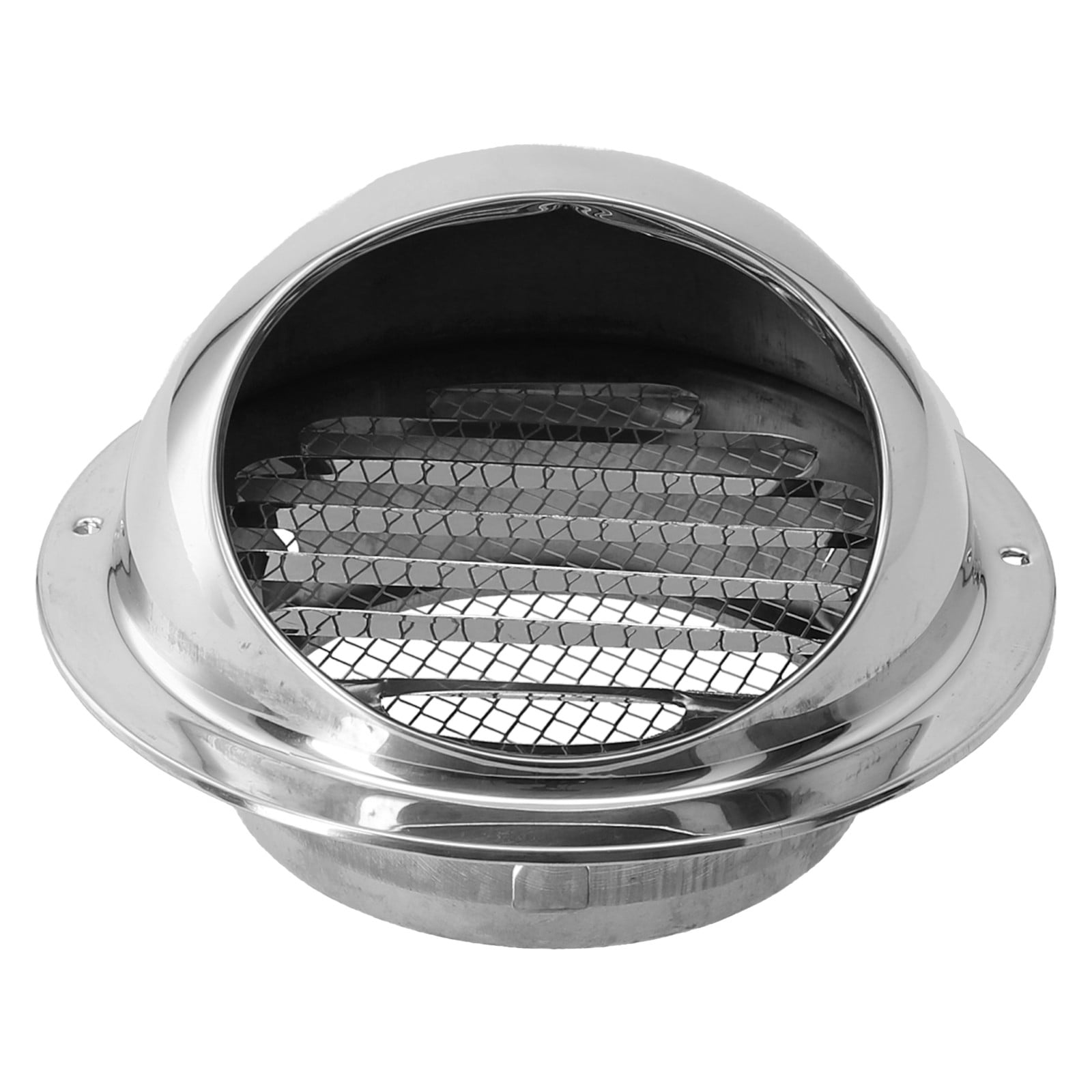 Aa Stainless Steel Vent Cap Rainproof Exteriorwallair Outlet Grille Round Heating Cooling Vent Cover 75/80/100/20/150/160Mm